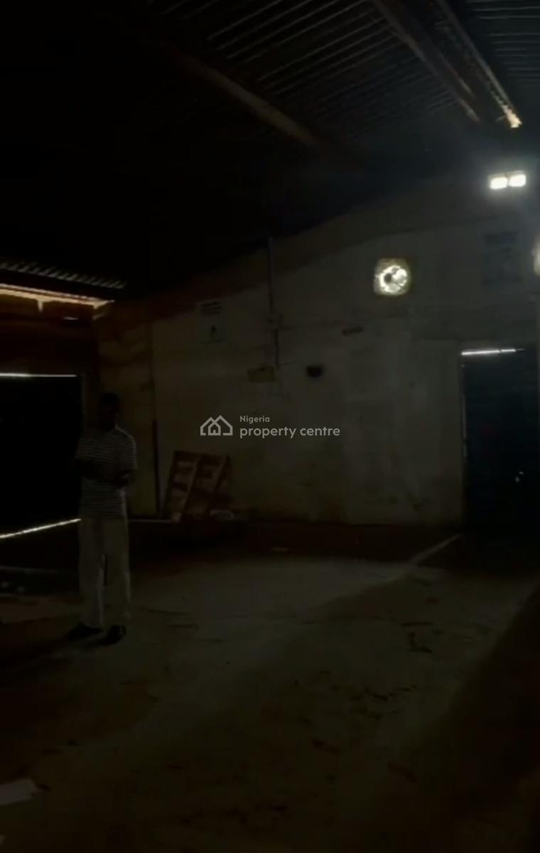 Spacious Well Positioned Warehouse 40 X 100 Size, Ikotun Idimu Road, Alake Bus Stop, Alimosho, Lagos, Warehouse for Rent