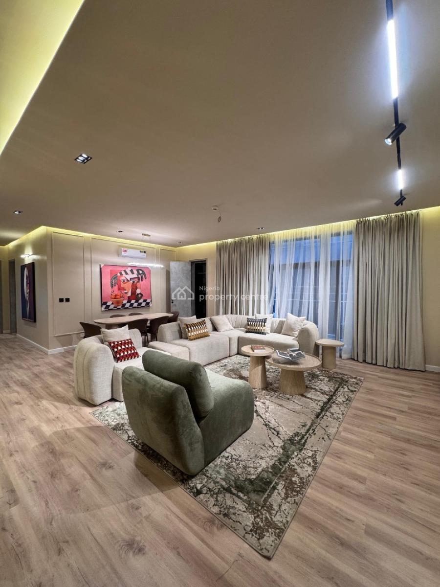 Exquisitely Furnished 3-bedroom Apartment, Off Admiralty Way, Lekki Phase 1, Lekki, Lagos, Flat / Apartment for Rent