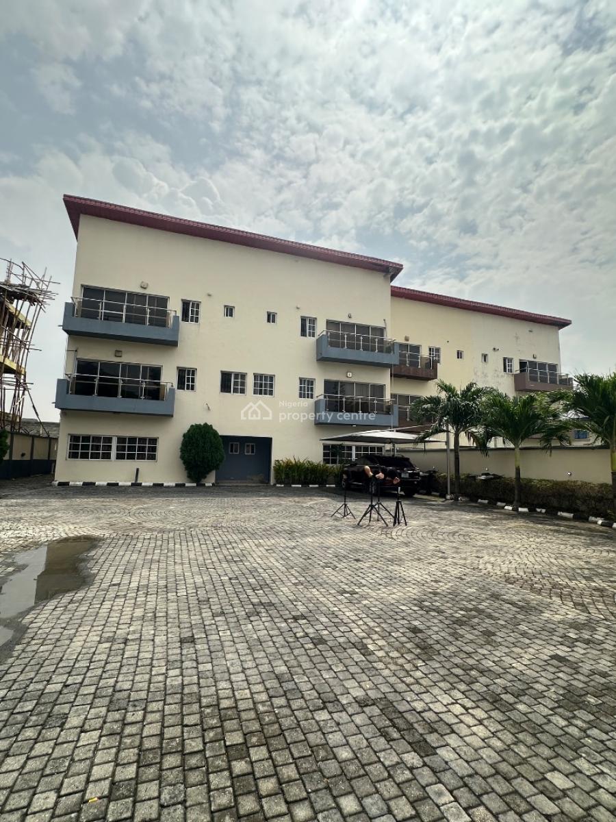 Specious 4 Bedroom Terrace Duplex with Bq, Atlantic View Estate New Road By Chevron, Lekki, Lagos, Terraced Duplex for Rent