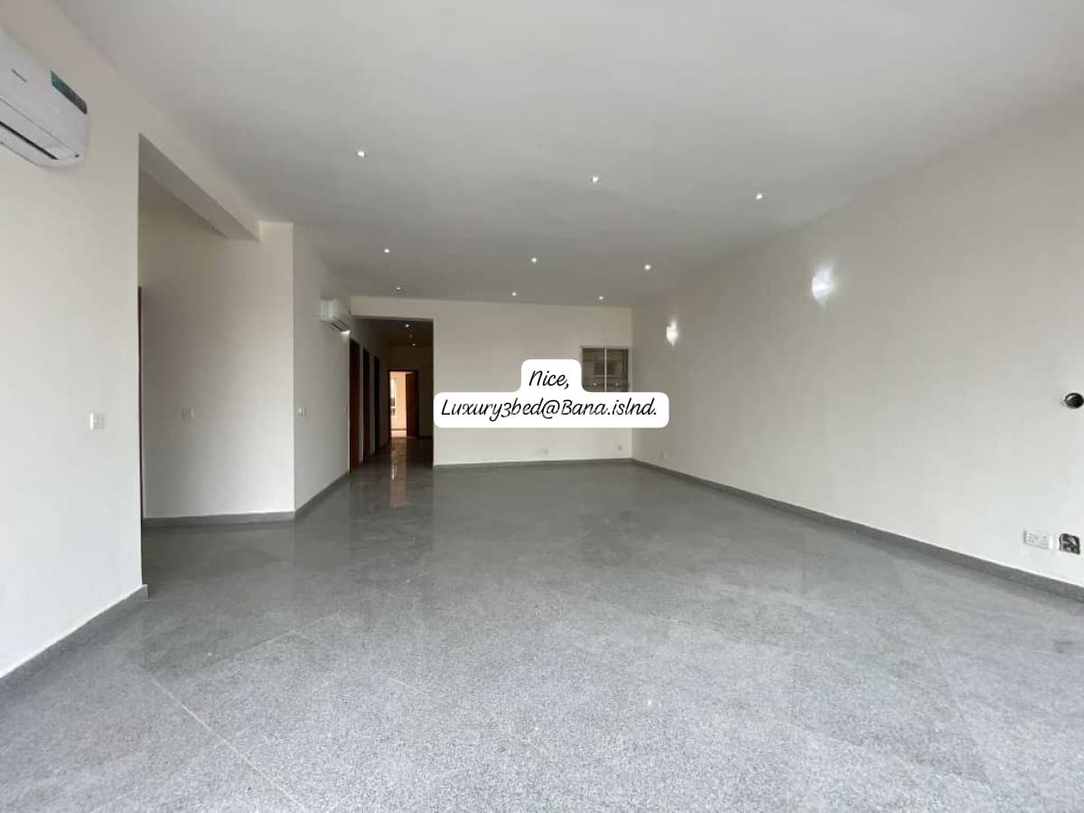 Waterfront Fully Serviced Luxury 3 Bedrooms Apartment Upstairs with Bq,, Banana Island, Ikoyi, Lagos, Flat / Apartment for Rent