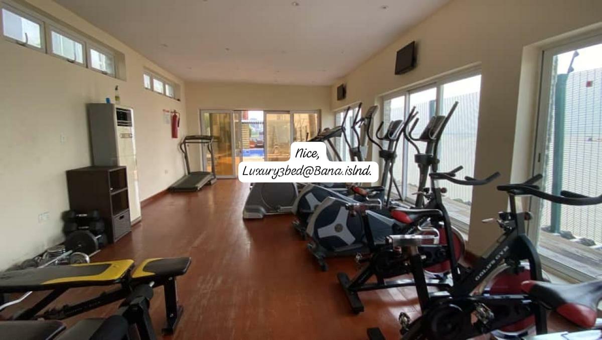 Waterfront Fully Serviced Luxury 3 Bedrooms Apartment Upstairs with Bq,, Banana Island, Ikoyi, Lagos, Flat / Apartment for Rent