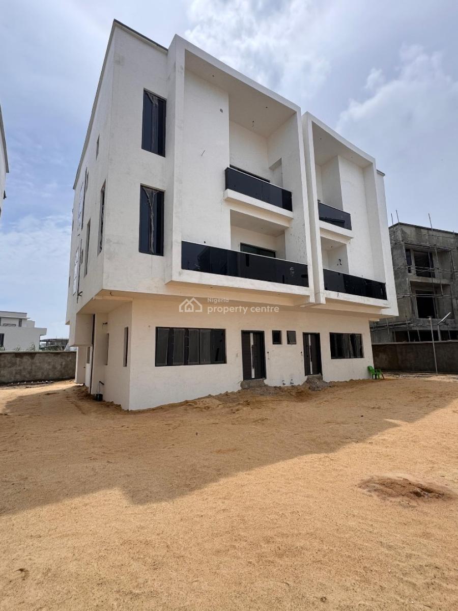 Contemporary 4 Bedroom  Semi Detached Duplex, Osapa-london Behind Nicon Town, Lekki, Lagos, Semi-detached Duplex for Sale