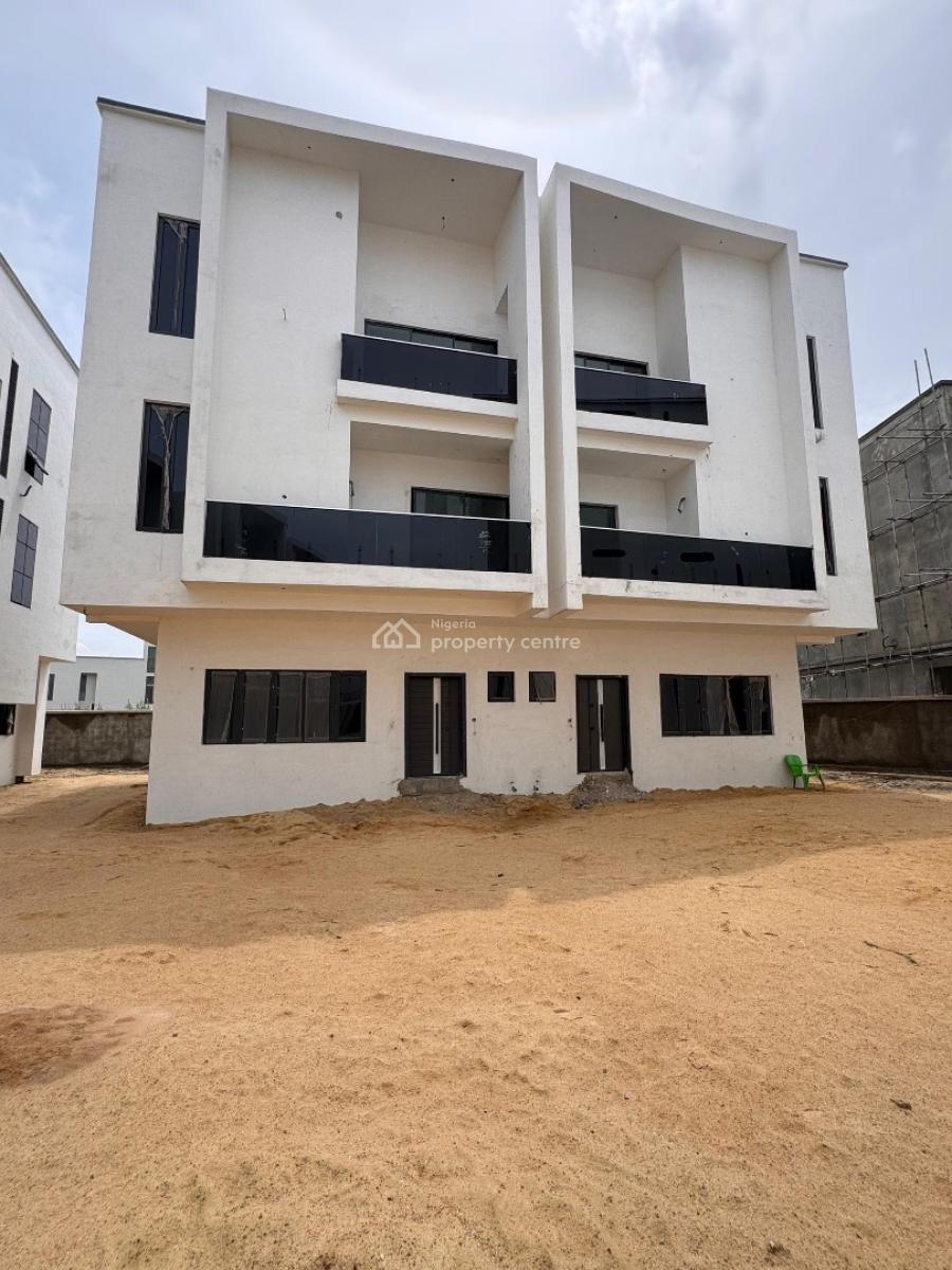 Contemporary 4 Bedroom  Semi Detached Duplex, Osapa-london Behind Nicon Town, Lekki, Lagos, Semi-detached Duplex for Sale