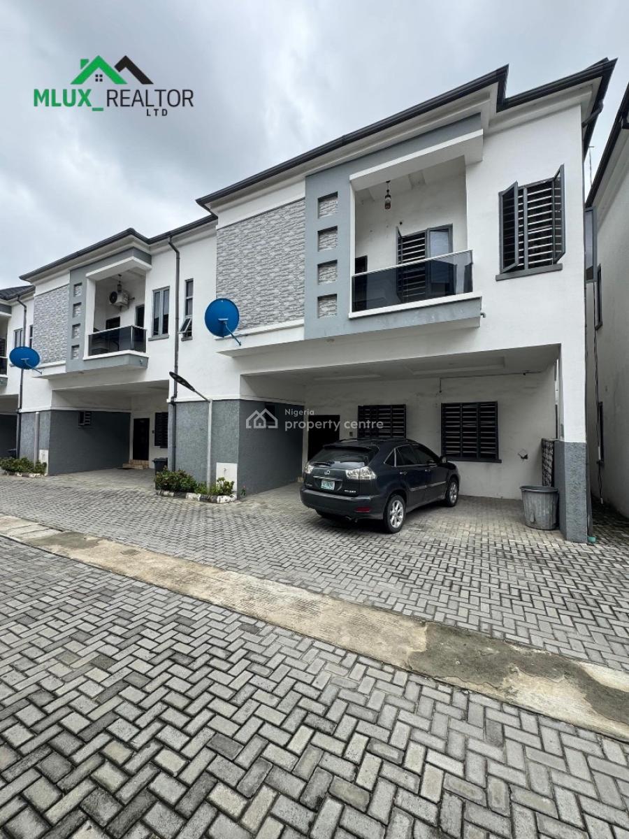 Beautifully Maintained 4 Bedroom Terrace Duplex with Swimming Pool, Orchid, Lekki, Lagos, Terraced Duplex for Rent