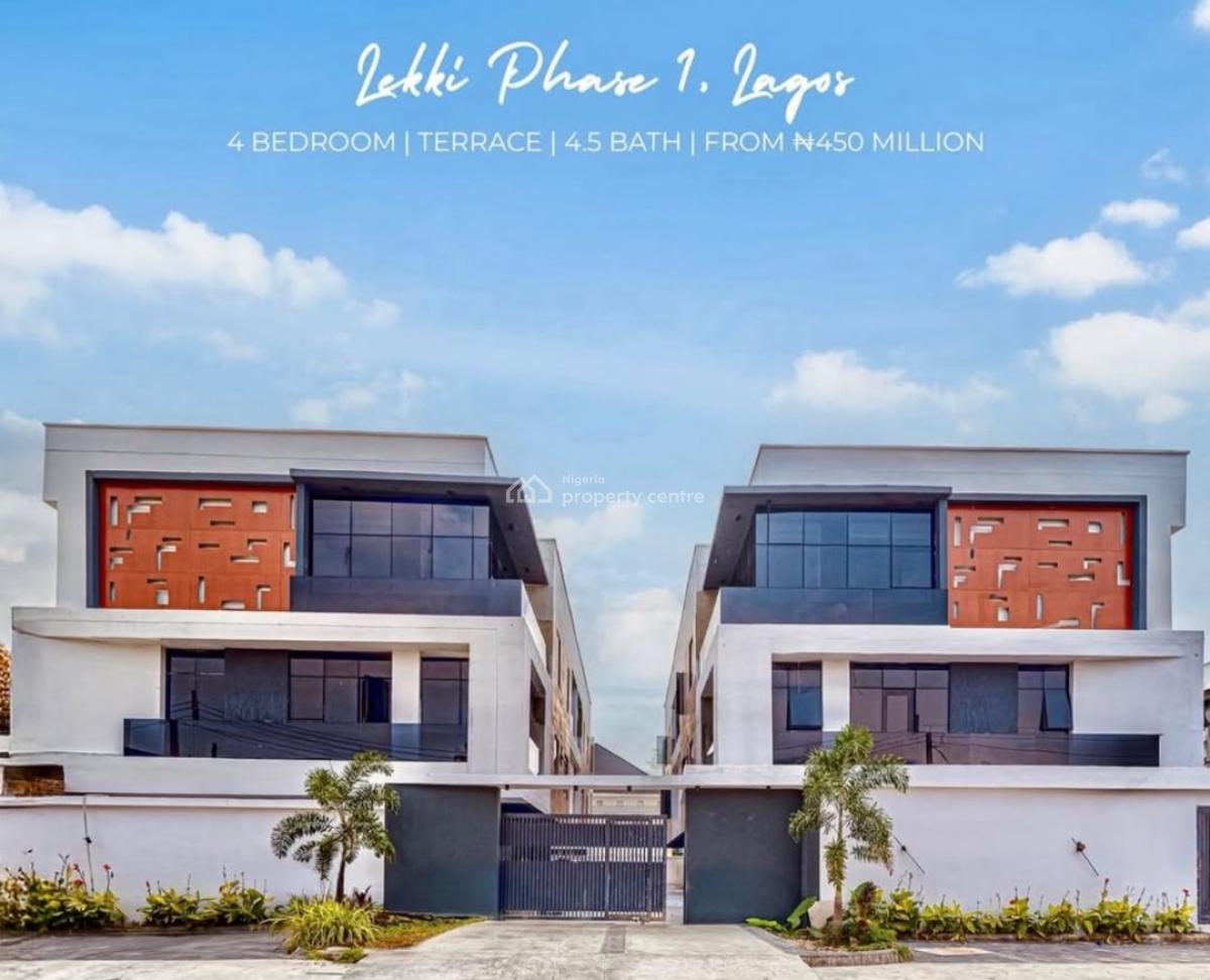 4 Bedroom Terrace Duplex, Lekki Phase 1, Lekki, Lagos, Terraced Duplex for Sale