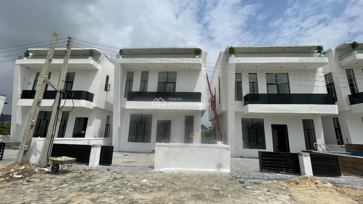 Contemporary 4 Bedroom with Pool, Sangotedo, Ajah, Lagos, Detached Duplex for Sale