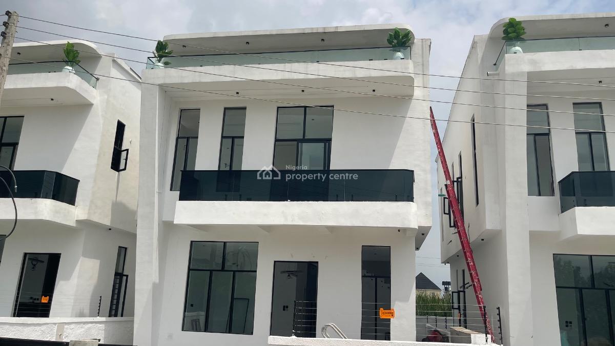 Contemporary 4 Bedroom with Pool, Sangotedo, Ajah, Lagos, Detached Duplex for Sale