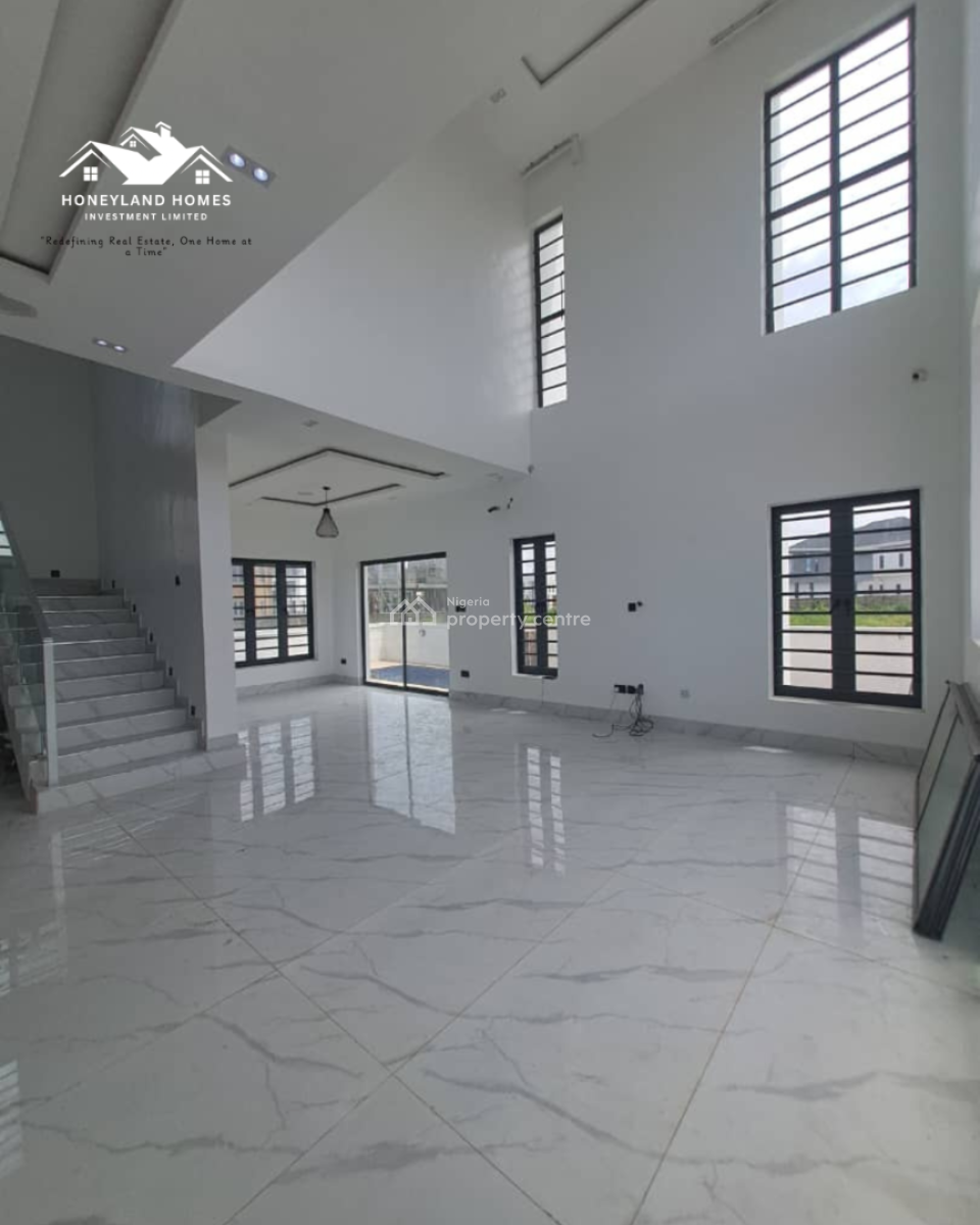 Stunning 5 Bedroom Spacious Compound, Royal Garden, Ajah, Lagos, Detached Duplex for Sale