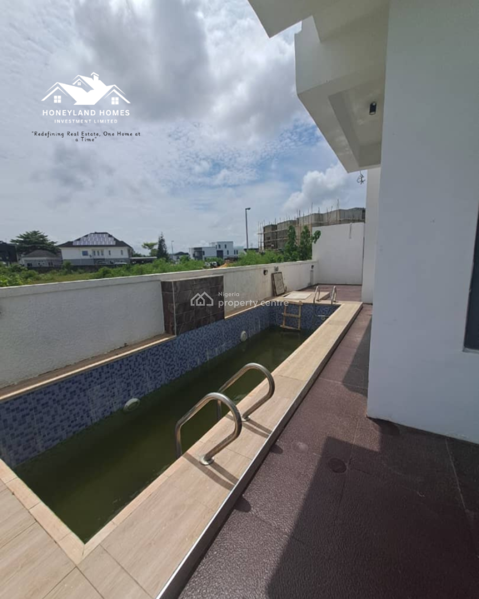 Stunning 5 Bedroom Spacious Compound, Royal Garden, Ajah, Lagos, Detached Duplex for Sale