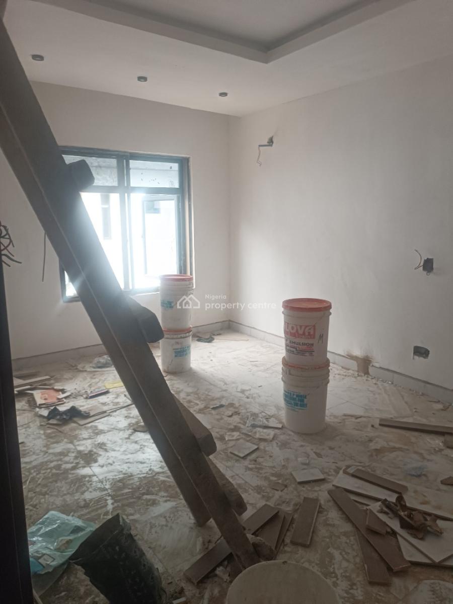 a Carcass 4 Bedroom Terrace Duplex with All Rooms Ensuite & Bq, Medina Estate, Gbagada, Lagos, Terraced Duplex for Sale