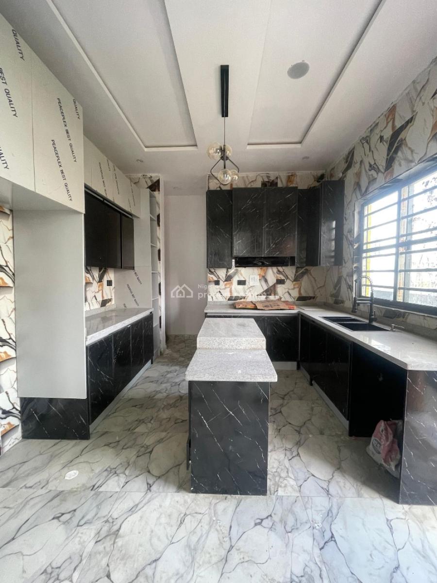 The Prestige Haven  Well-built 4-bedroom Semi-detached Duplex with Bq, Located in a Prestigious Residential Area, Ikota, Lekki, Lagos, Semi-detached Duplex for Sale