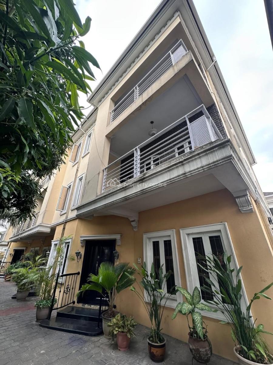 4 Bedroom Terrace Duplex with Bq, Gym & Pool, Banana Island, Ikoyi, Lagos, Terraced Duplex for Rent