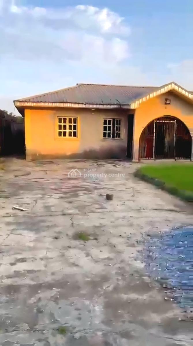 3 Bedroom Bungalow and  2 Room Self Plus Shops at The Front, Abaranje, Ikotun, Lagos, Detached Bungalow for Sale