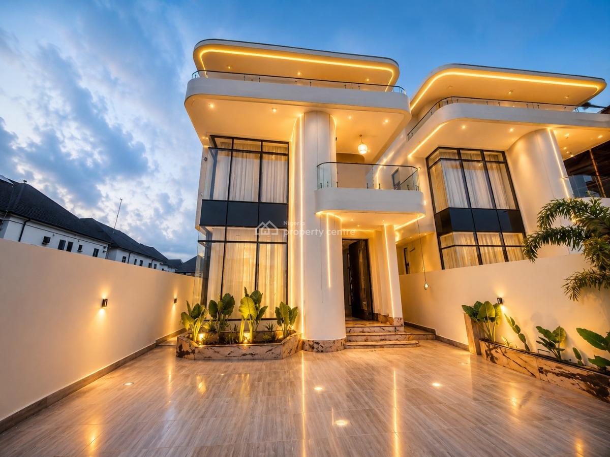 5 Bedroom 5 Bedroom Fully Detached Duplex with 2rooms Bq with Big Comp, Orchid Road, Lekki, Lagos, Detached Duplex for Sale