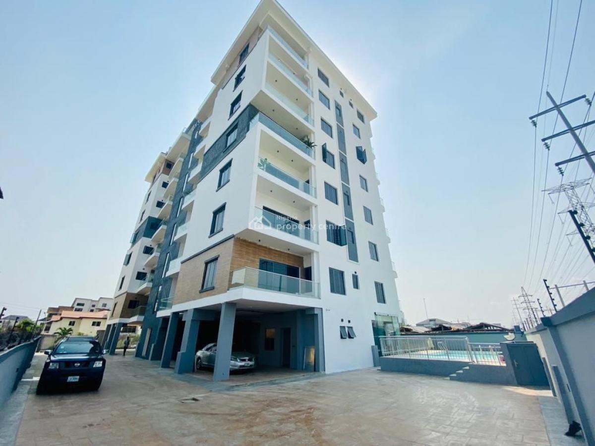 Luxury 3 Bedroom Flat with Bq on 6th Floor, Lekki Phase 1, Lekki, Lagos, Flat / Apartment for Rent