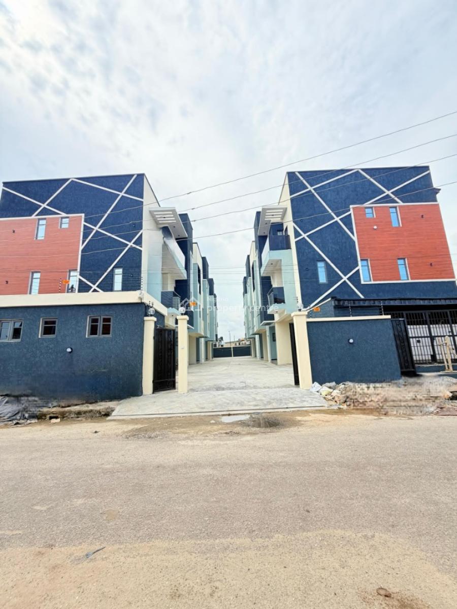 Very Beautiful 4 Bedroom Terrace Duplex with Bq  Location: Oregun ,i, Oregun, Ikeja, Lagos, Terraced Duplex for Sale