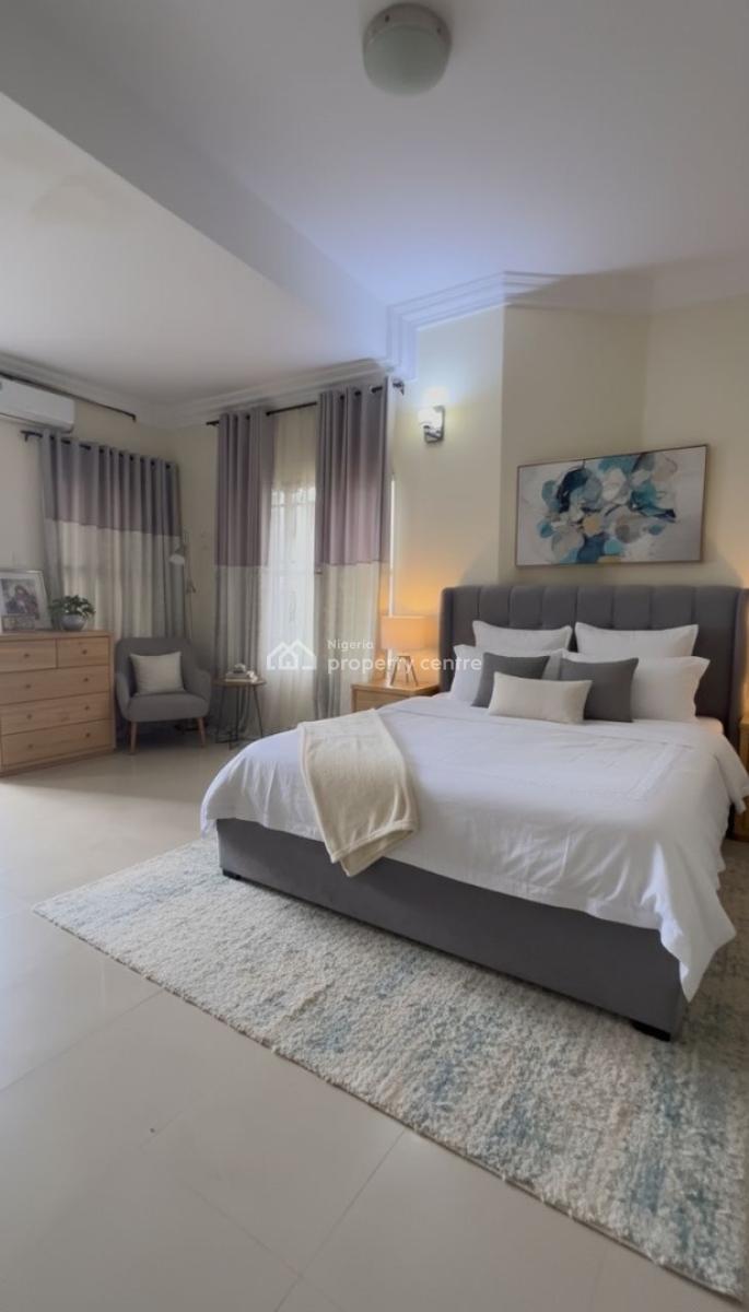 Spacious Fully Furnished Waterfront 4 Bedroom Semi Detached House, Osborne, Ikoyi, Lagos, Semi-detached Duplex for Rent