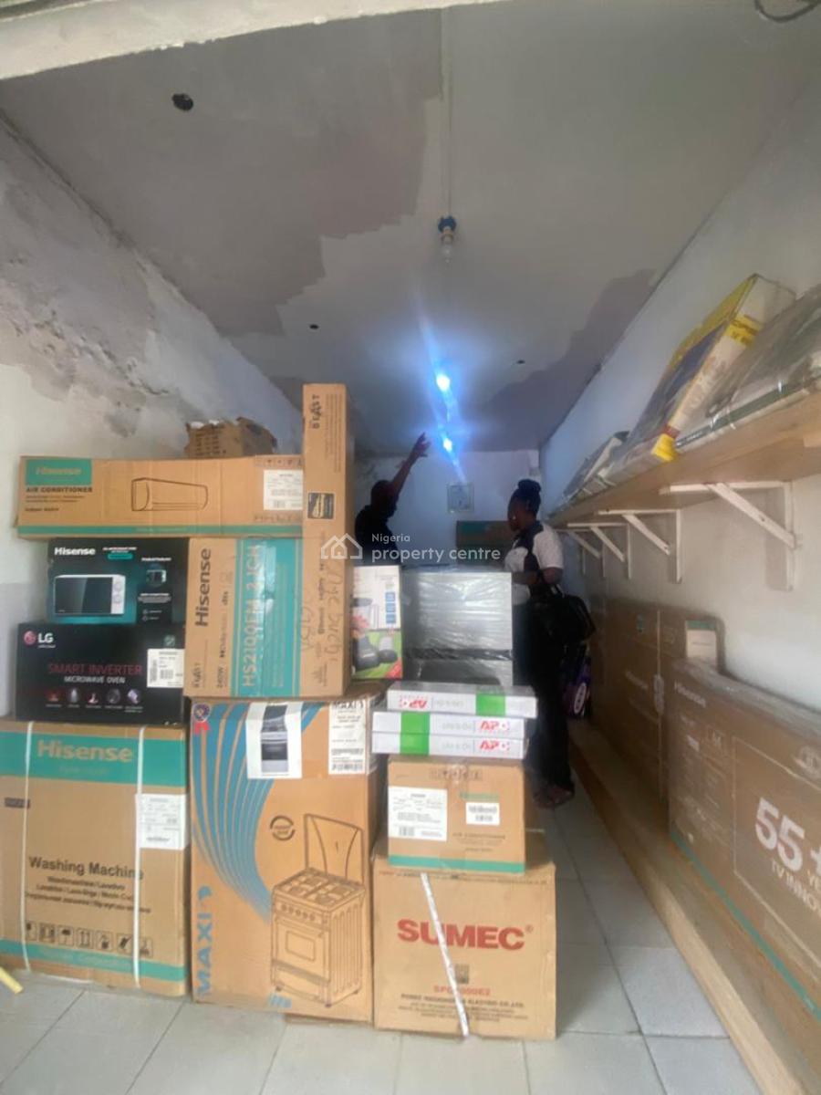 Spacious Shop with Extension for Any Purposes, Ogba Bus Stop, Ogba, Ikeja, Lagos, Shop for Rent