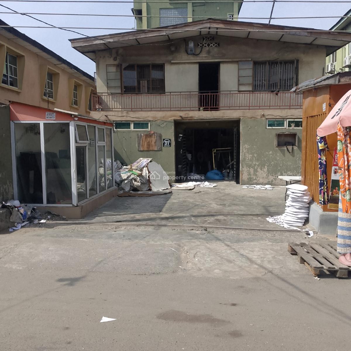 Land with Demolishable Structure, Market Street, Shomolu, Lagos, Mixed-use Land for Sale