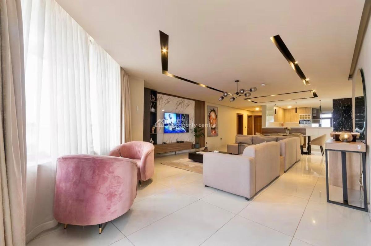 3 Bedroom Waterfront Apartment with Ps5,swimming Pool,gym and Balconie, Joneer Court Admiralty Way, Lekki Phase 1, Lekki, Lagos, Self Contain (single Rooms) Short Let