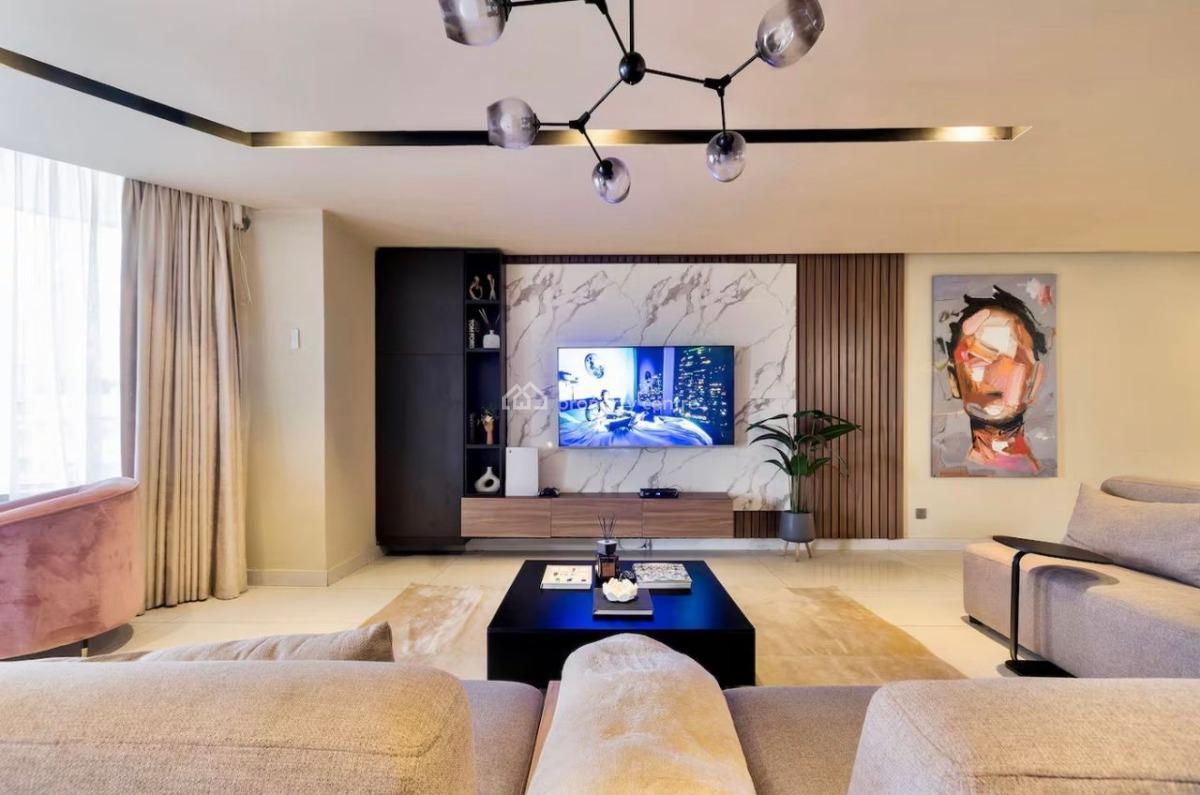 3 Bedroom Waterfront Apartment with Ps5,swimming Pool,gym and Balconie, Joneer Court Admiralty Way, Lekki Phase 1, Lekki, Lagos, Self Contain (single Rooms) Short Let