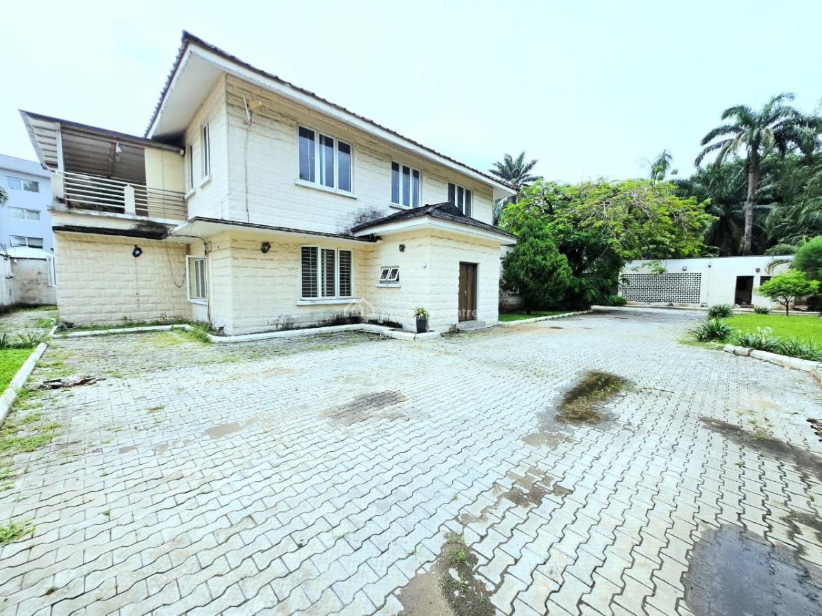 5-bedroom Detached Duplex with 3-rooms Bq and Enough Garden., Ikoyi, Lagos, Detached Duplex for Rent