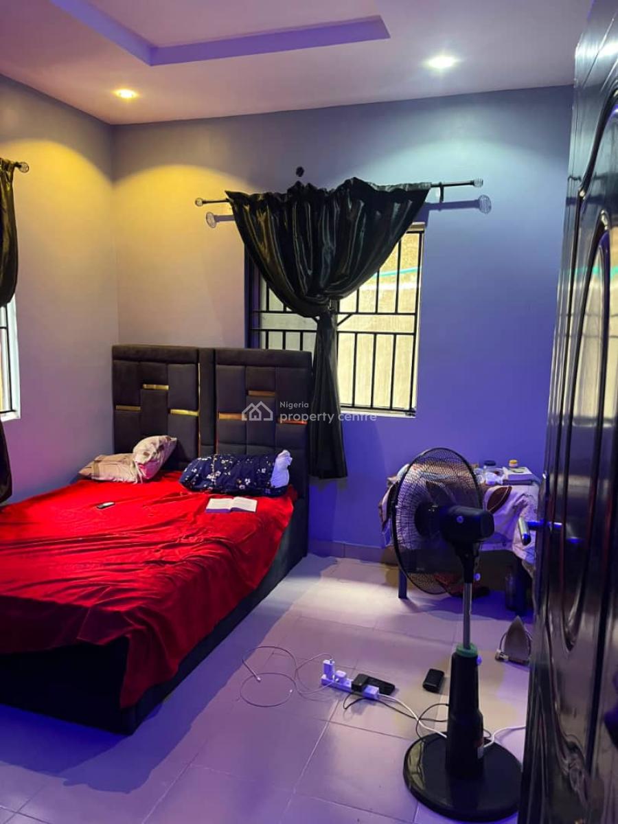 Clean 2 Bedroom Flat with Pop Finishing, Oke Ira, Ogba, Ikeja, Lagos, Flat / Apartment for Rent