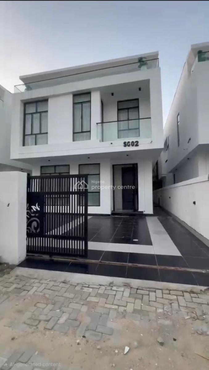 4 Bedroom Fully Detached Duplex with Bq and Swimming Pool, Chevron Lekki Lagos, Lekki, Lagos, Detached Duplex for Sale