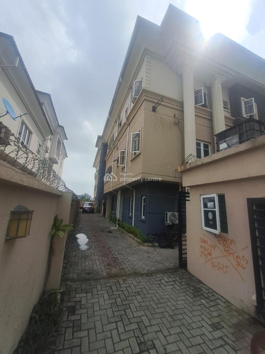 Well Built 3 Bedroom Apartment in a Gated Estate, Back of House on The Rock, Ikate, Lekki, Lagos, Flat / Apartment for Rent