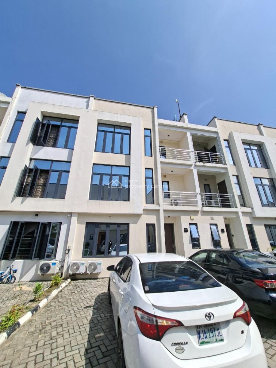Service 4bedroom Terrce Duplex with Bq, Ikate/osapa London, Ikate Elegushi, Lekki, Lagos, Terraced Duplex for Rent