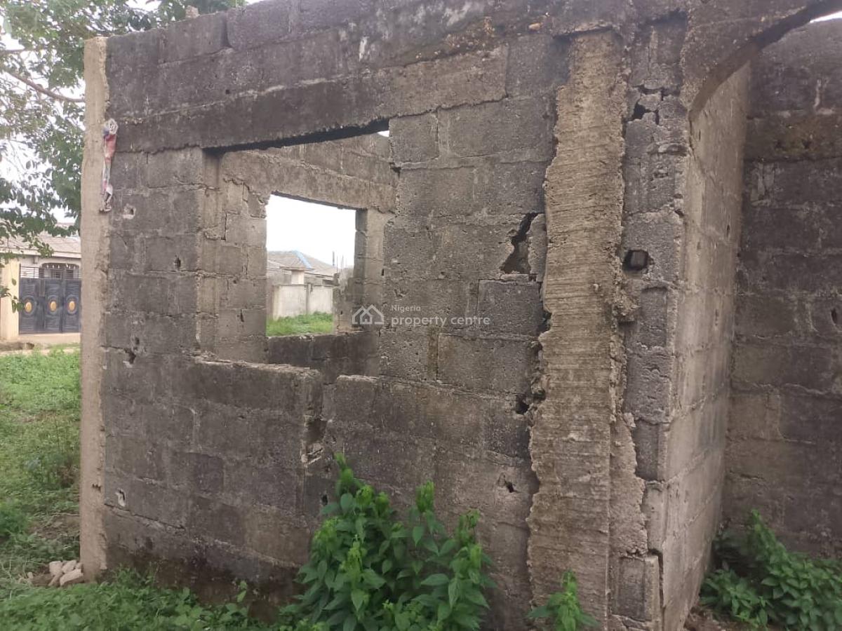 Uncompleted House on a Dry Land, Ayetoro, Fence, Ayobo, Lagos, Detached Bungalow for Sale