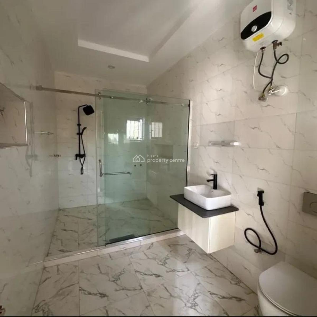 Newly Built 4 Bedroom Terrace Duplex with Bq, Wuye, Abuja, Terraced Duplex for Rent