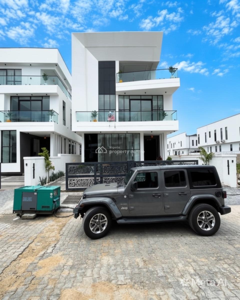 Lovely 6 Bedroom Detached Duplex with Swimming Pool and Bq, Chevron, Lekki, Lagos, Detached Duplex for Sale