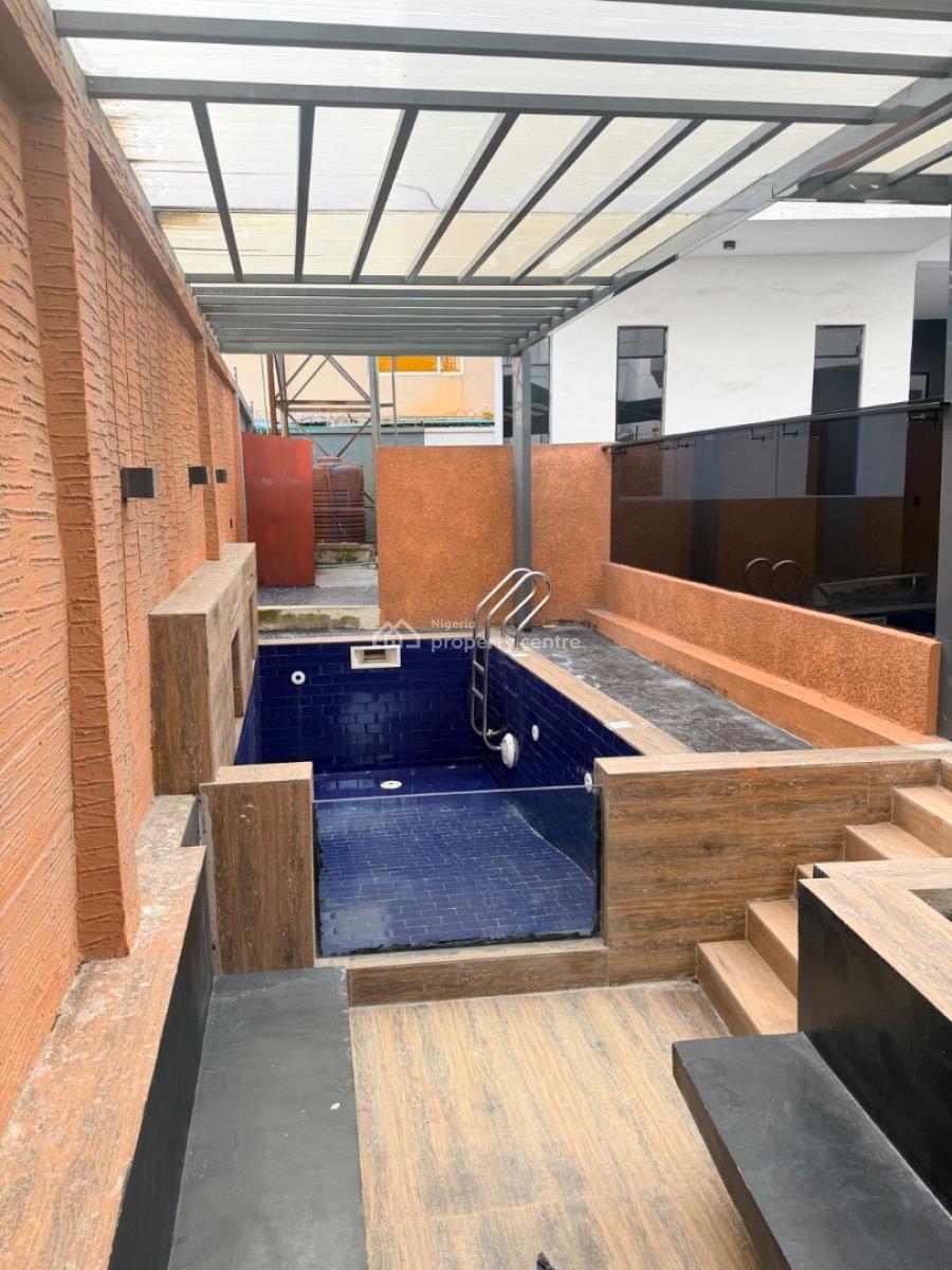 Beautiful 5bedroom Semi Detached Duplex with Bq & Swimming Pool, Osapa London, Lekki, Lagos, Detached Duplex for Sale