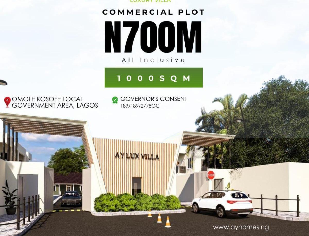 Commercial Land, * Luxury  Villa* Omole Kosofe  Local Government Area*, Omole Phase 2, Ikeja, Lagos, Commercial Land for Sale