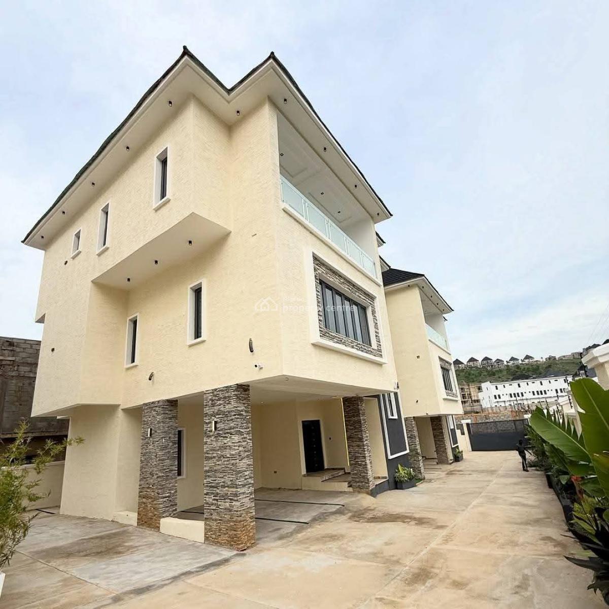 4 Bedroom Smart Detached Duplex with Bq., Apo, Abuja, Detached Duplex for Sale