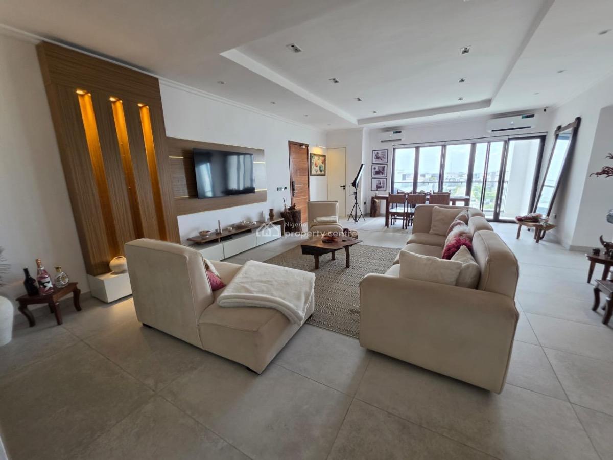 Luxury 3 Bedroom Apartment in an Estate on Banana Island Road, Mojisola Onikoyi, Ikoyi, Lagos, Flat / Apartment for Sale