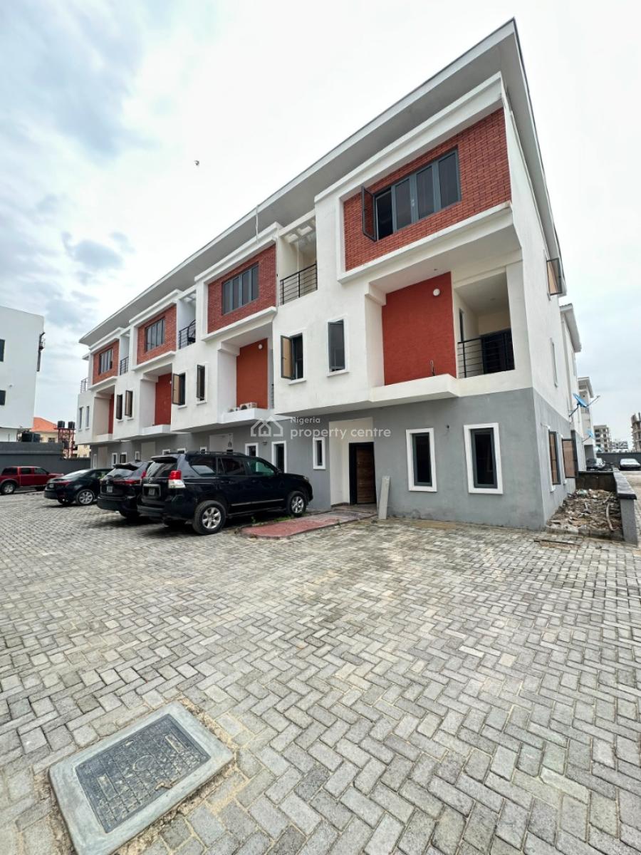 Exquisite Spacious Luxury 4 Bedroom Terrace Duplex with a Bq, Ikate, Lekki, Lagos, Terraced Duplex for Sale