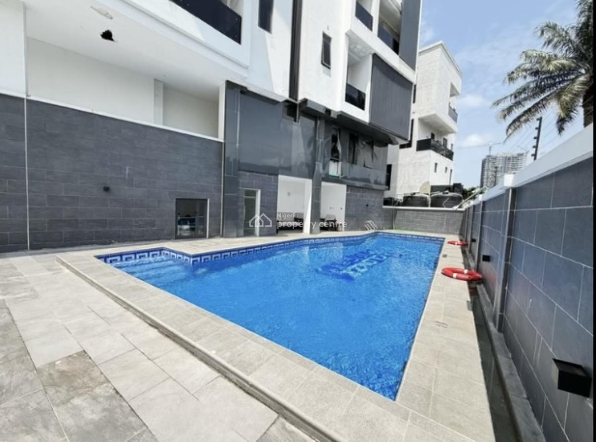 Fully Furnished 3 Bedroom Apt with 1 Room Bq and Swimming Pool, Ruxton Road, Ikoyi, Lagos, Flat / Apartment for Rent