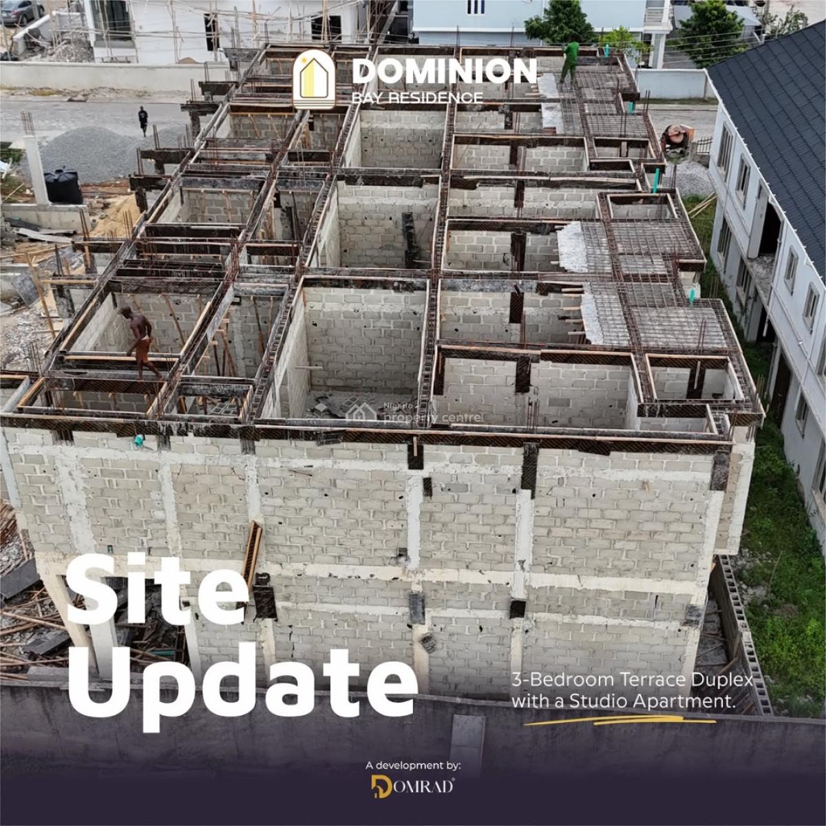 3 Bedroom Terrace Plus Bq in a Secured Environment Lekki, at Atican, Massive 3 Bedroom at Atican Beach , Along The Coastal Road , Vi Lagos, Victoria Island Extension, Victoria Island (vi), Lagos, Terraced Duplex for Sale