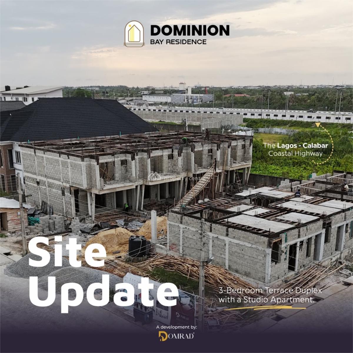 3 Bedroom Terrace Plus Bq in a Secured Environment Lekki, at Atican, Massive 3 Bedroom at Atican Beach , Along The Coastal Road , Vi Lagos, Victoria Island Extension, Victoria Island (vi), Lagos, Terraced Duplex for Sale
