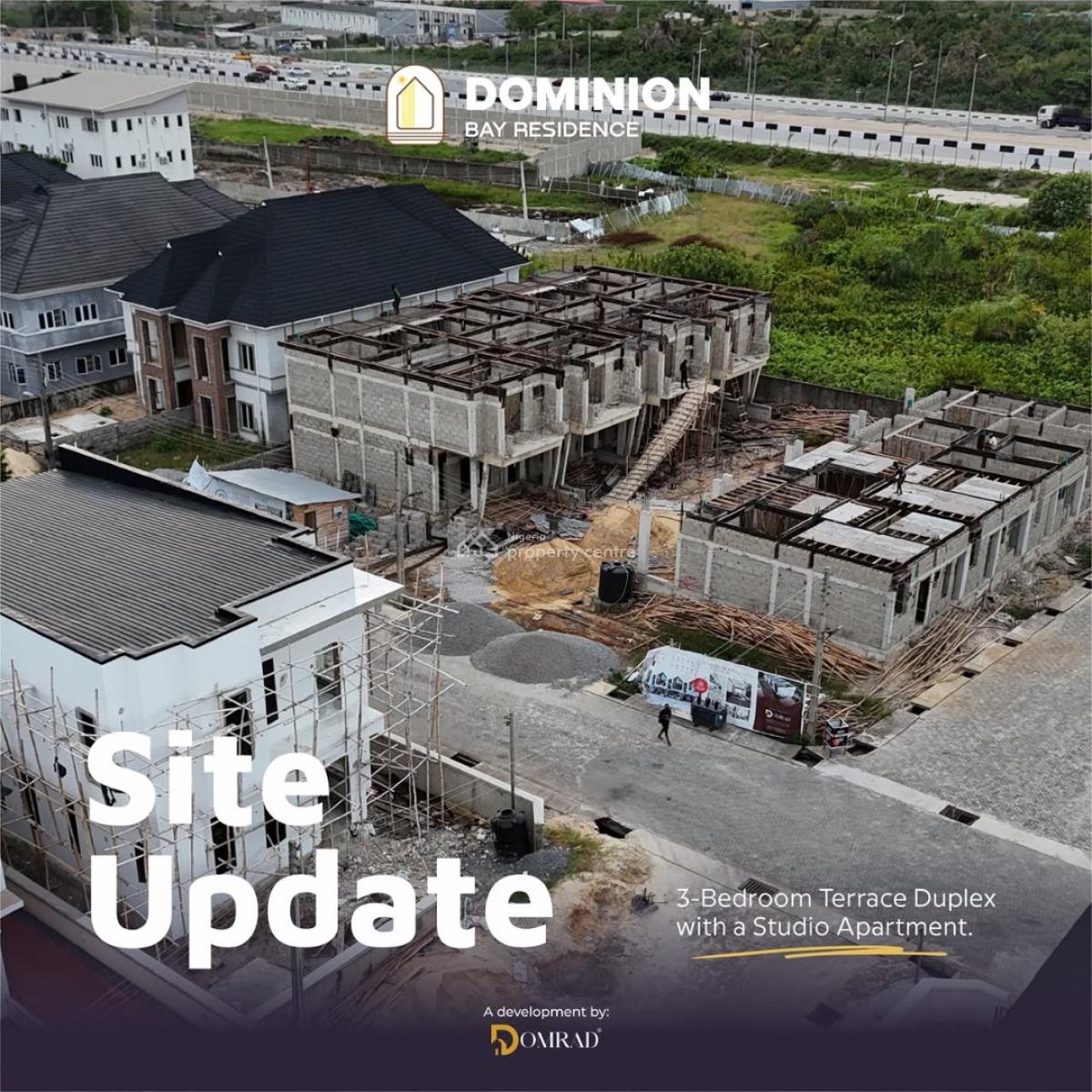 3 Bedroom Terrace Plus Bq in a Secured Environment Lekki, at Atican, Massive 3 Bedroom at Atican Beach , Along The Coastal Road , Vi Lagos, Victoria Island Extension, Victoria Island (vi), Lagos, Terraced Duplex for Sale