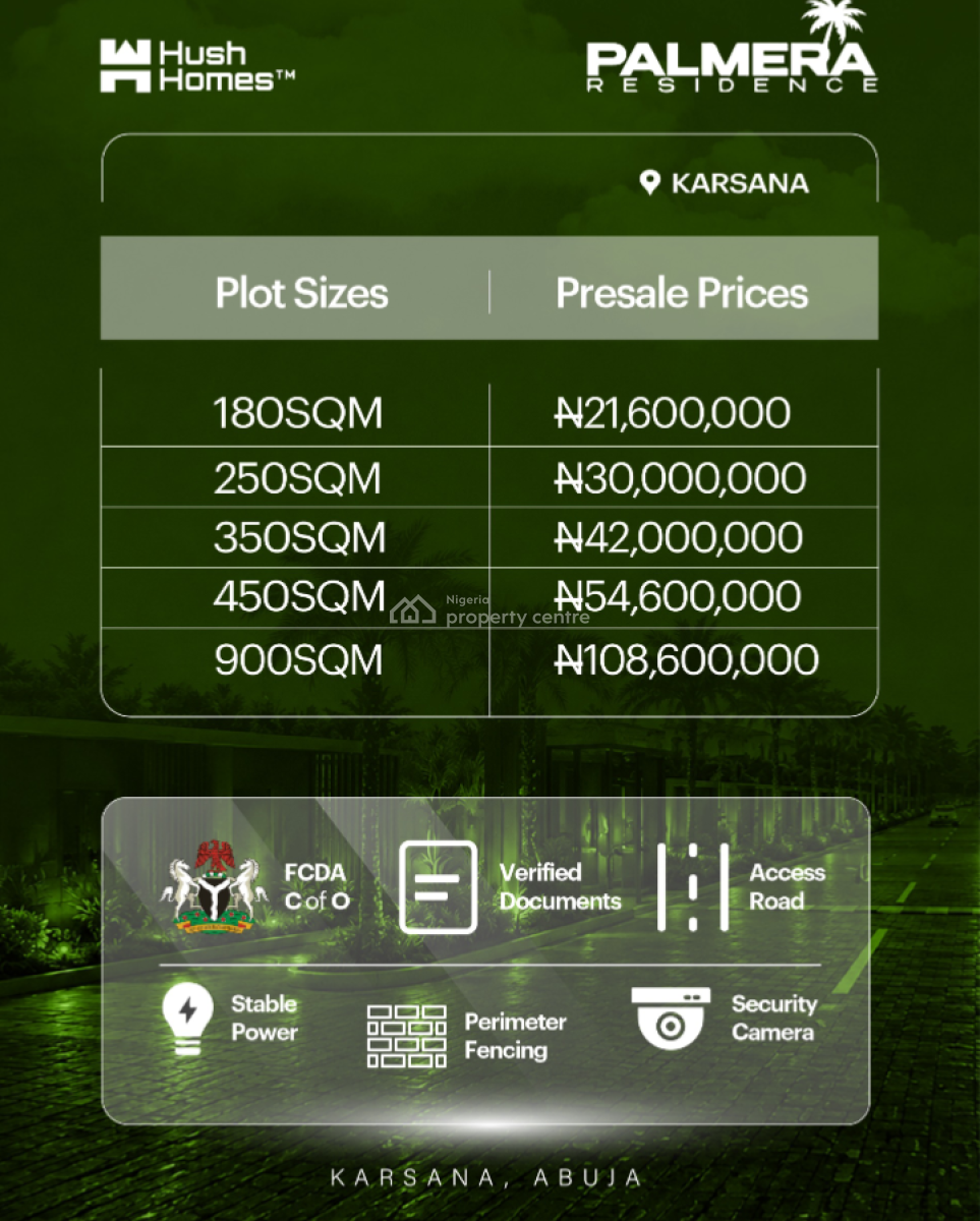 180sqm Estate Plot, Karsana, Abuja, Residential Land for Sale