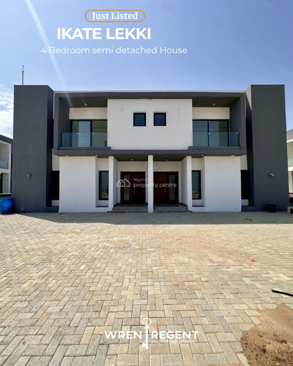 4 Bedroom Semi-detached with Ocean View, Ikate, Lekki, Lagos, Flat / Apartment for Rent