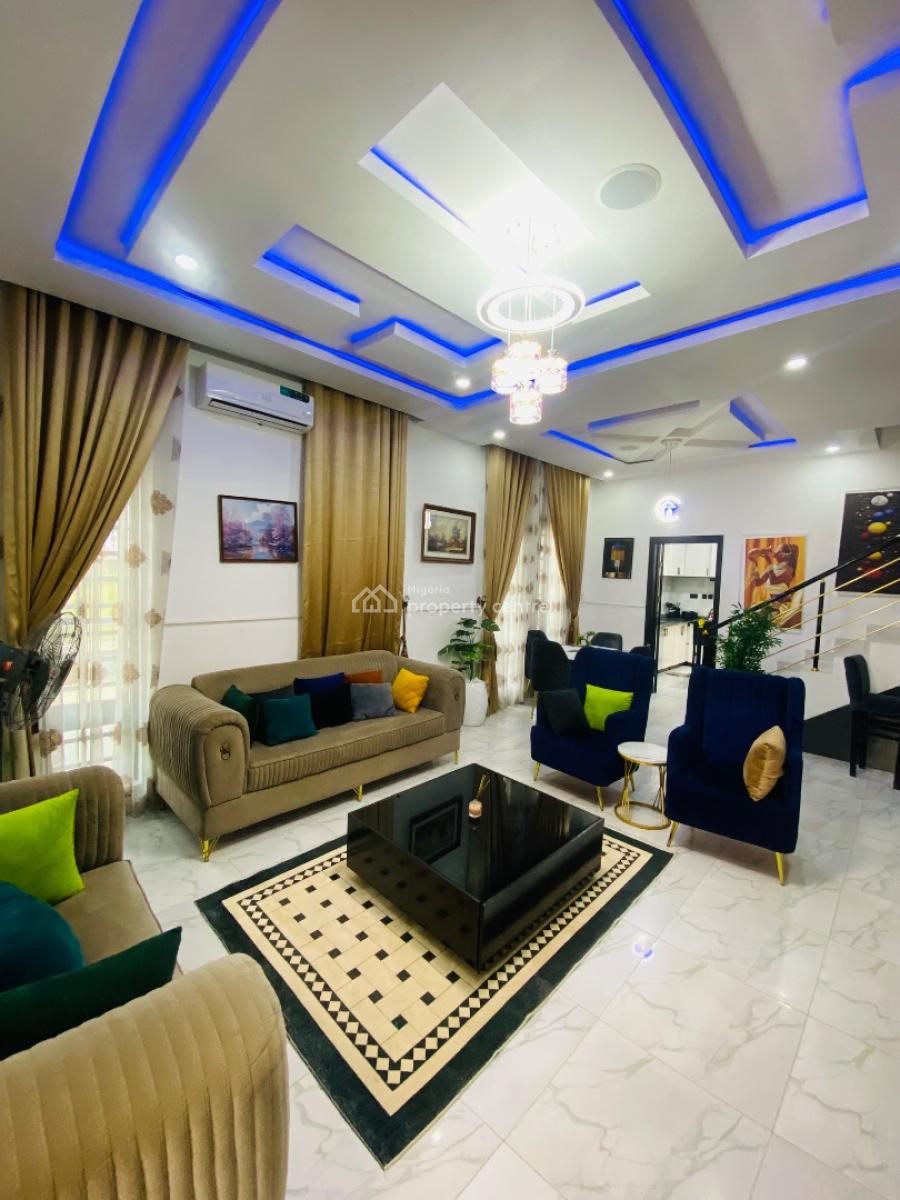 Beautifully Furnished Home, Abraham Adesanya, Ajah, Lagos, Semi-detached Duplex for Rent