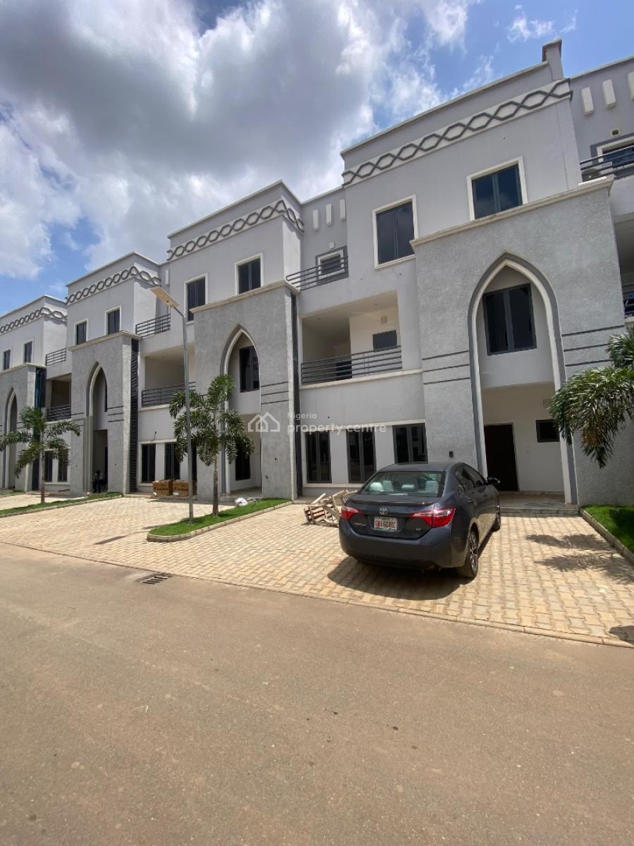 4 Bedroom Terrace with Bq, Jahi, Abuja, Terraced Duplex for Rent