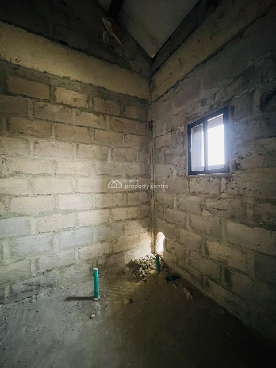 Top Quality 4 Bedroom Terrace Duplex with a Bq in a Secured Estate, Semi Finished Home with Garage, Bq in a Secured Estate, Gbagada, Lagos, Terraced Duplex for Sale
