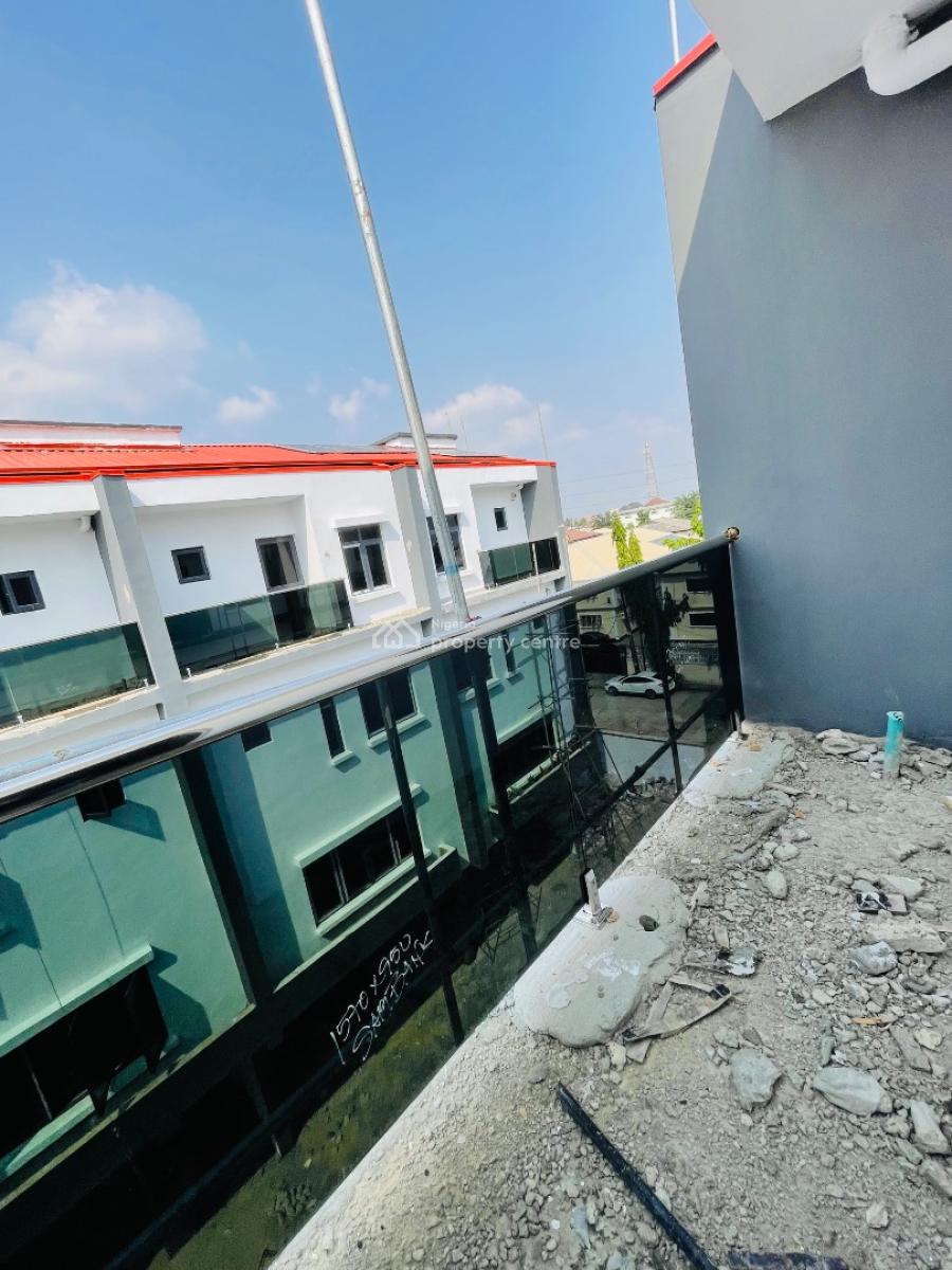 Top Quality 4 Bedroom Terrace Duplex with a Bq in a Secured Estate, Semi Finished Home with Garage, Bq in a Secured Estate, Gbagada, Lagos, Terraced Duplex for Sale