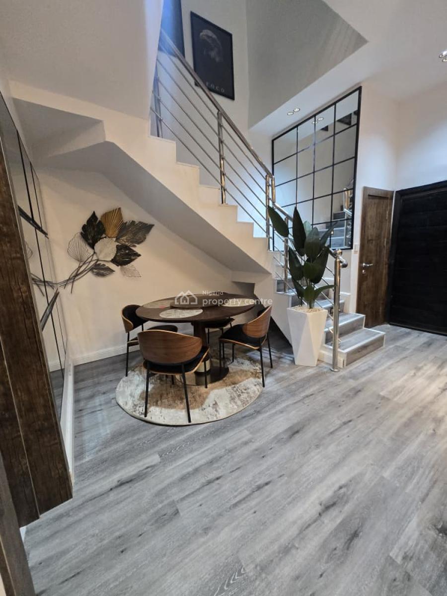 Fully Serviced Premium Luxury 4 Bedrooms Terrace Duplex, Favoured Height Conservation Center Chevron Toll Gate, Lekki, Lagos, Terraced Duplex for Rent