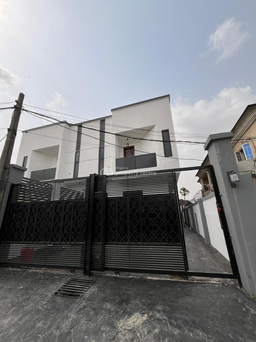 Magnificently Built 4 Bedroom Semi Detached Duplex, Stunningly Designed Home in a Secured Neighborhood, Gbagada, Lagos, Semi-detached Duplex for Sale